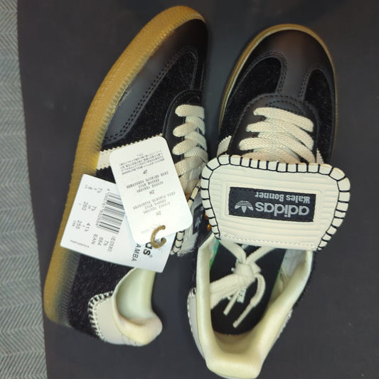Size 8 adidas Wales Bonner x Samba Pony Black
