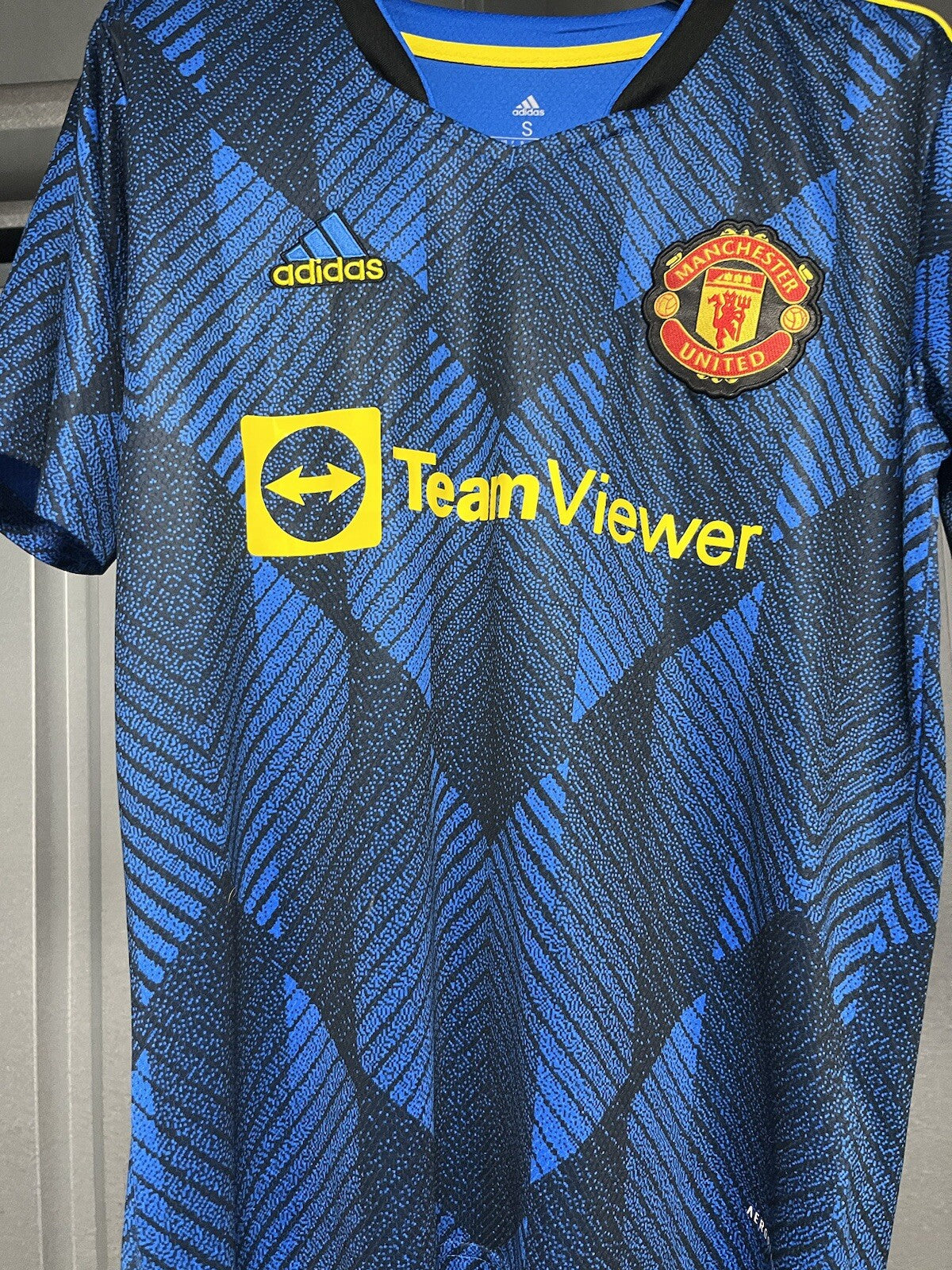 Manchester United Third Shirt 2021/22 Medium Ronaldo 7 Genuine Adidas GM4616