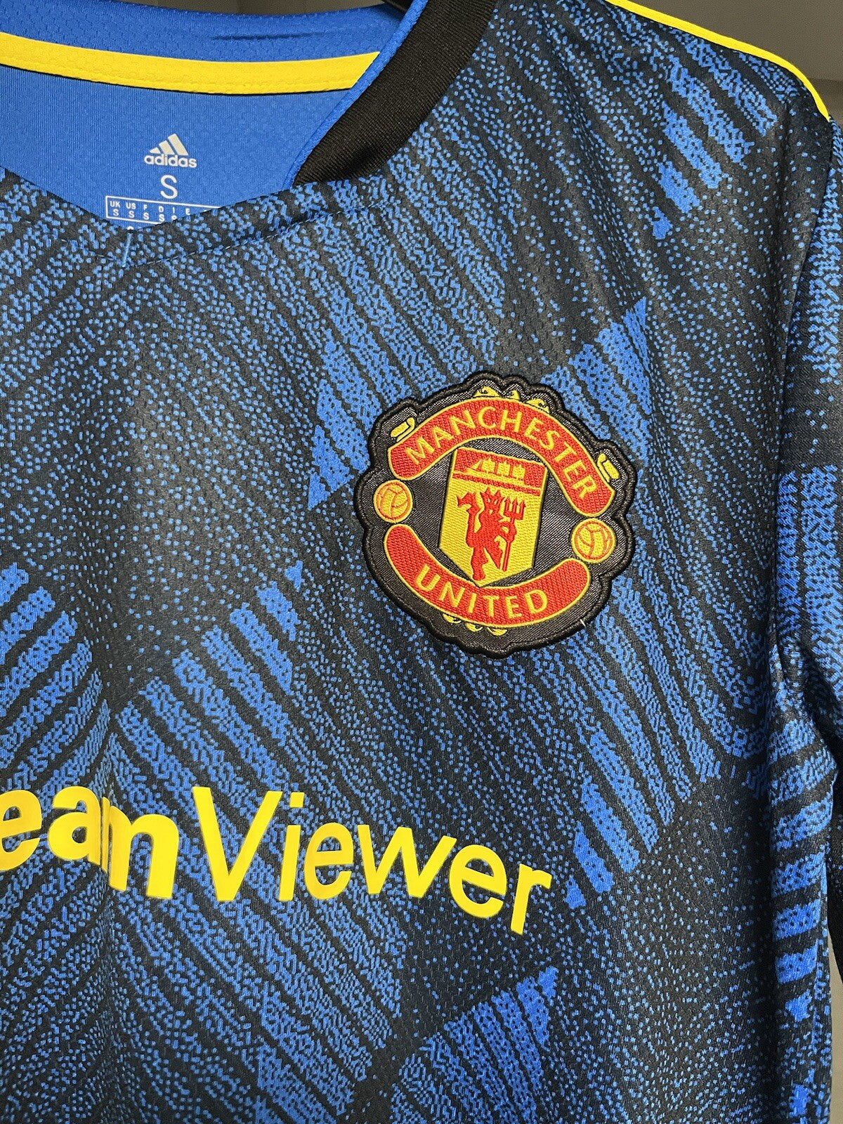 Manchester United Third Shirt 2021/22 Medium Ronaldo 7 Genuine Adidas GM4616