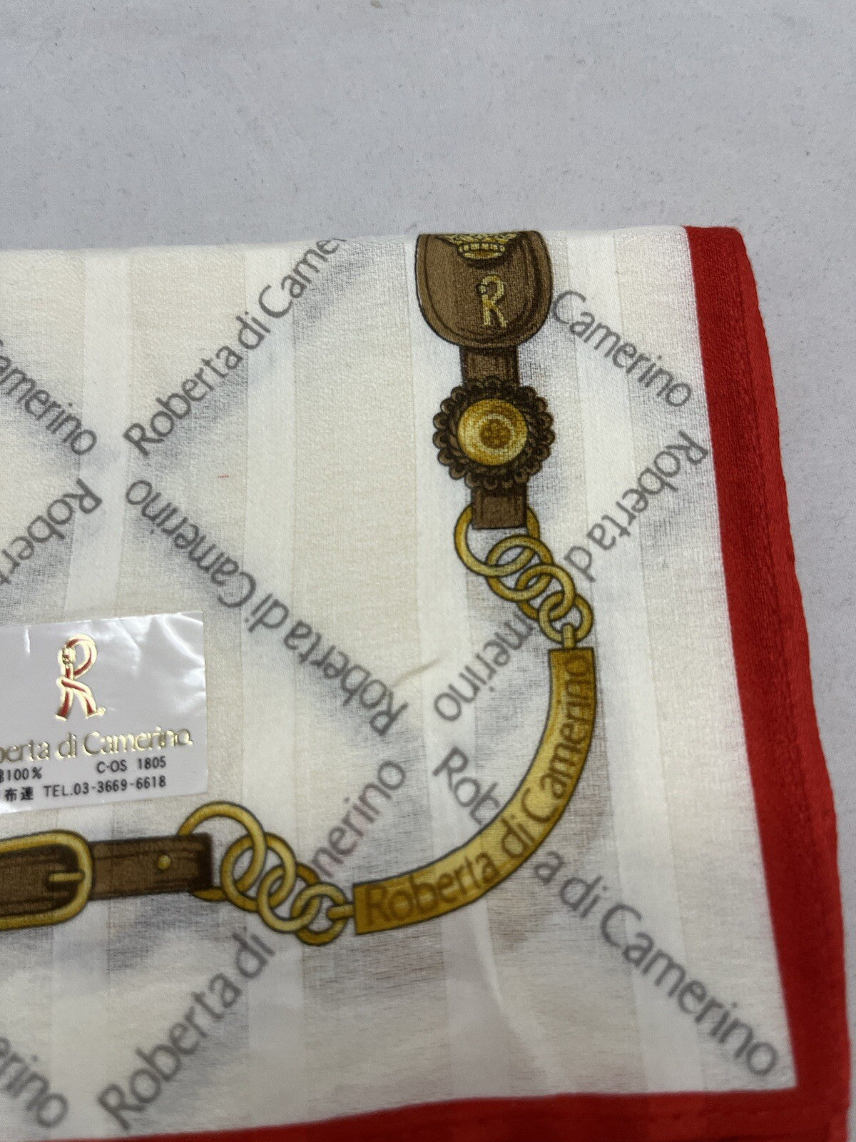 Vintage NEW! Roberta Di Camerino Silk handkerchief