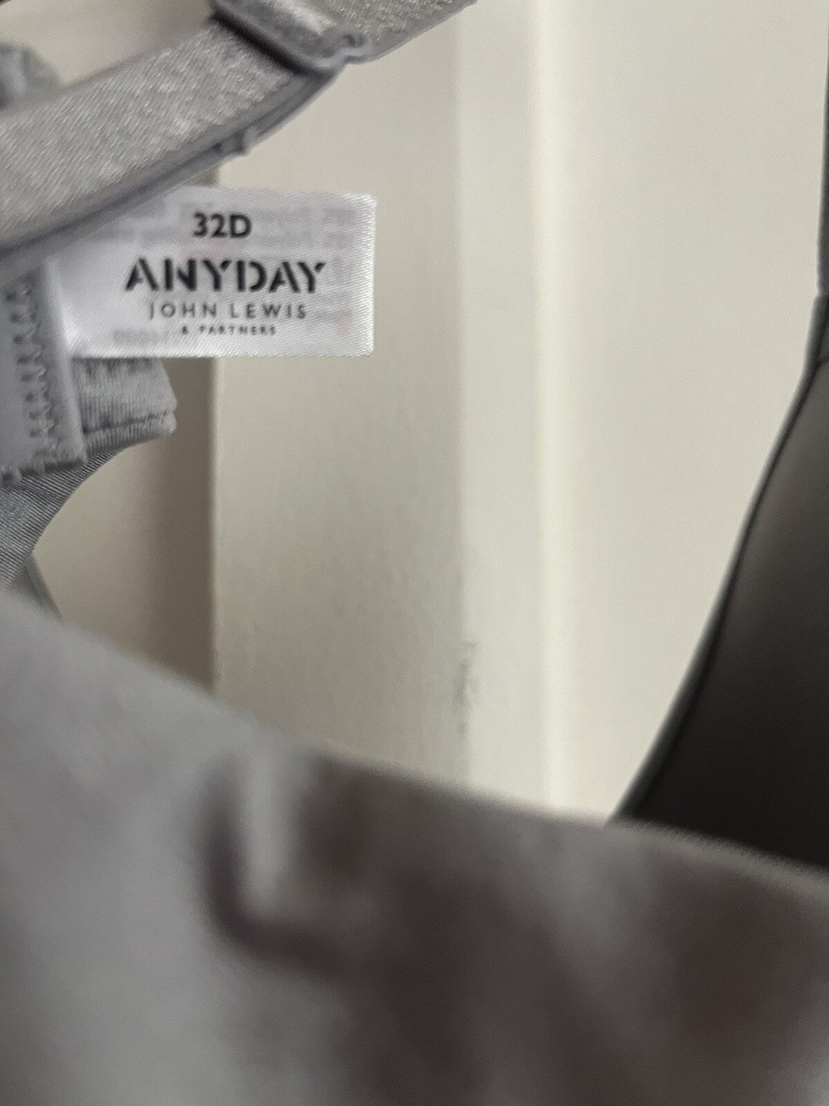 John Lewis Anyday Silver Willow Wire free Bra Size 32D💥50% OFF💥