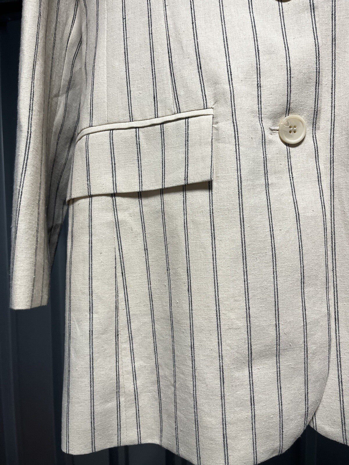 John Lewis Femme Stripe Blazer UK 40