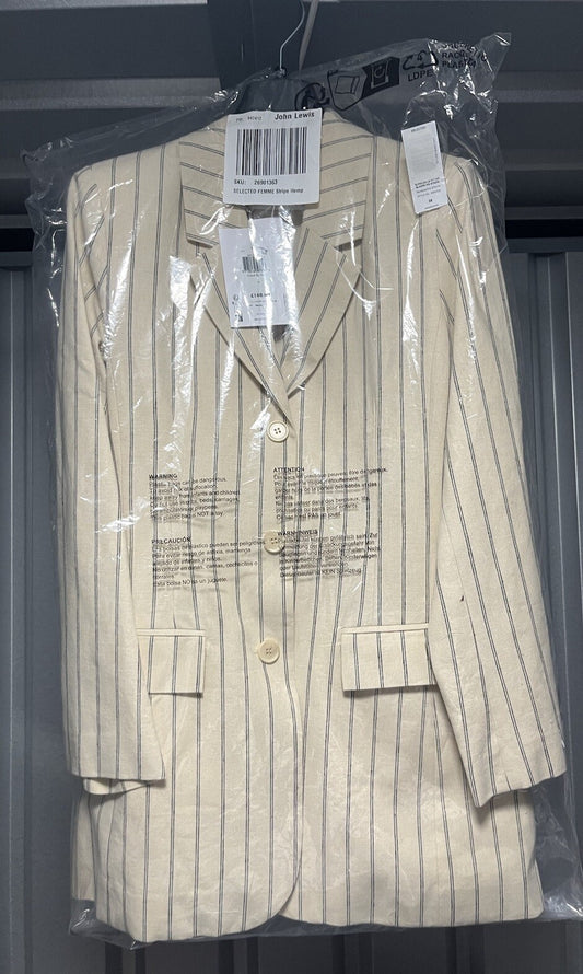 Selected Femme Stripe Blazer uk 38