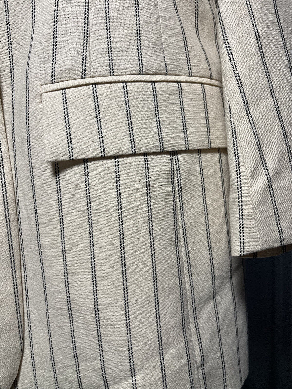 John Lewis Femme Stripe Blazer UK 40