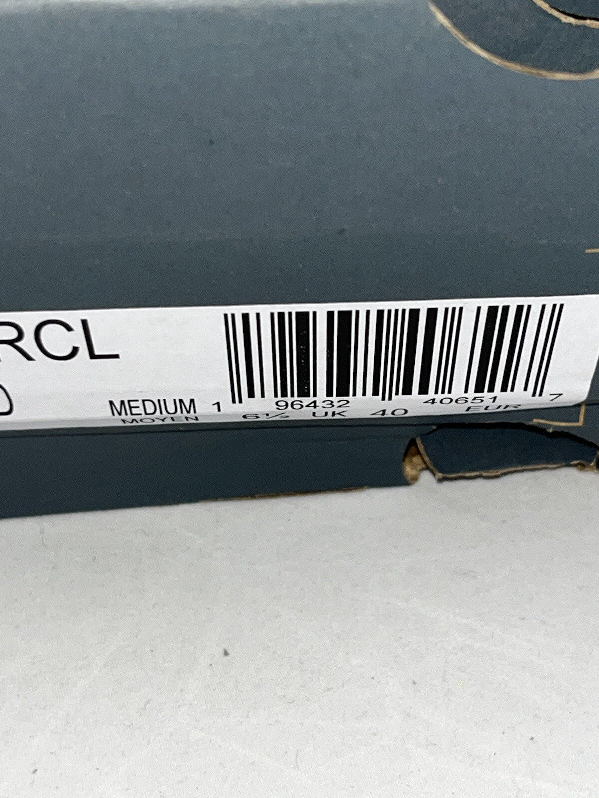 New Balance 650 Hi Trainers - UK Size 6.5 - Orange White Brand new box damage