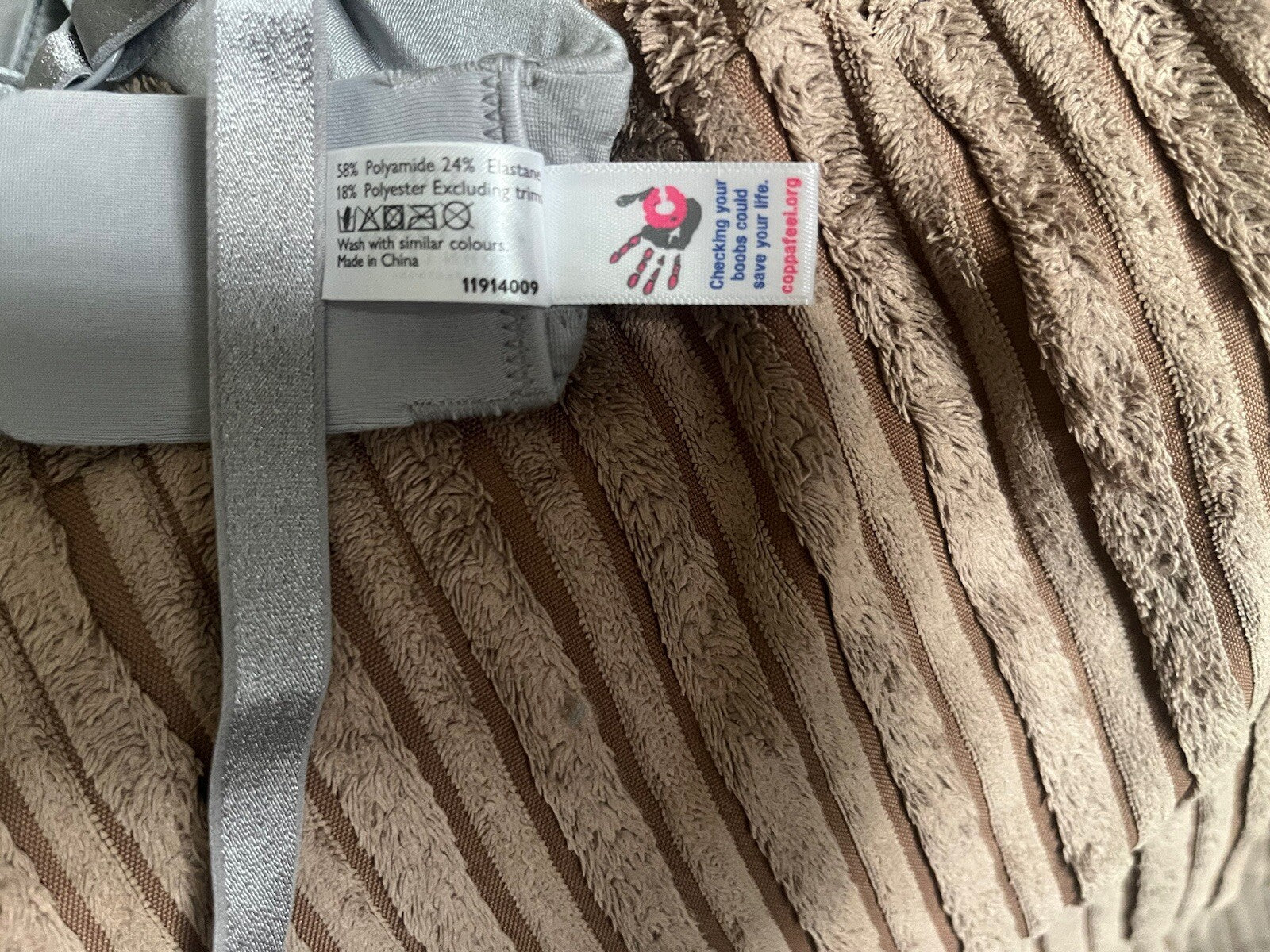 John Lewis Anyday Silver Willow Wire free Bra Size 32D💥50% OFF💥