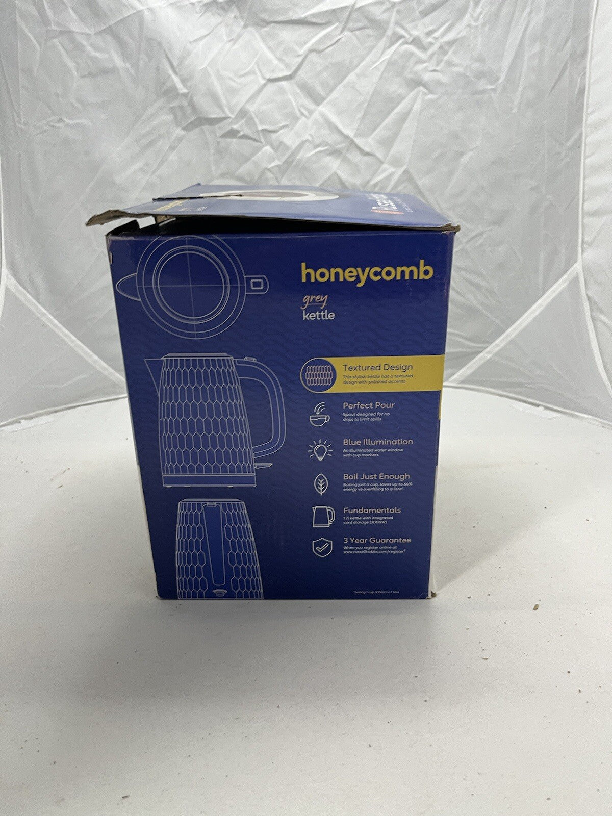 Russell Hobbs 26051 1.7L Honeycomb Kettle - Black