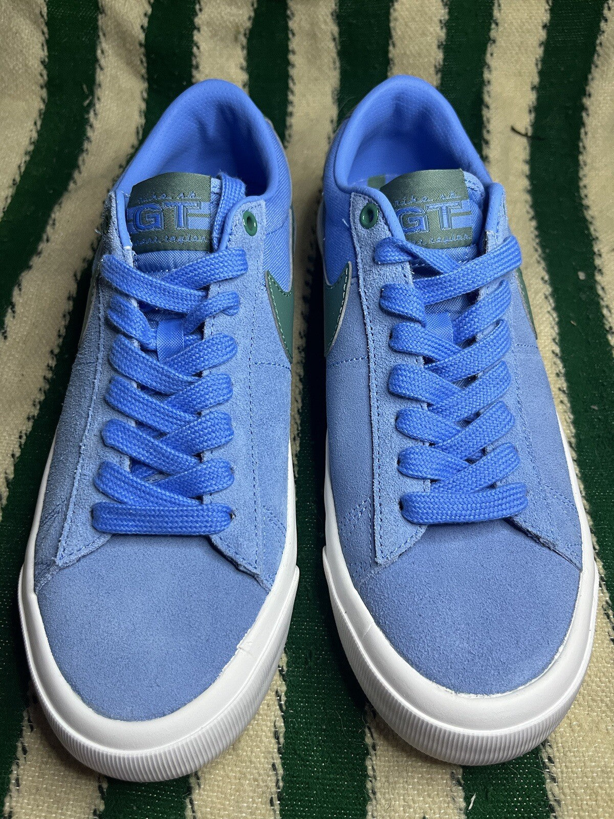 Nike SB Zoom Blazer Low Pro GT University Blue Athletic Shoes Size UK 6.5/US 7.5