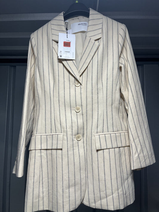 John Lewis Femme Stripe Blazer UK 40