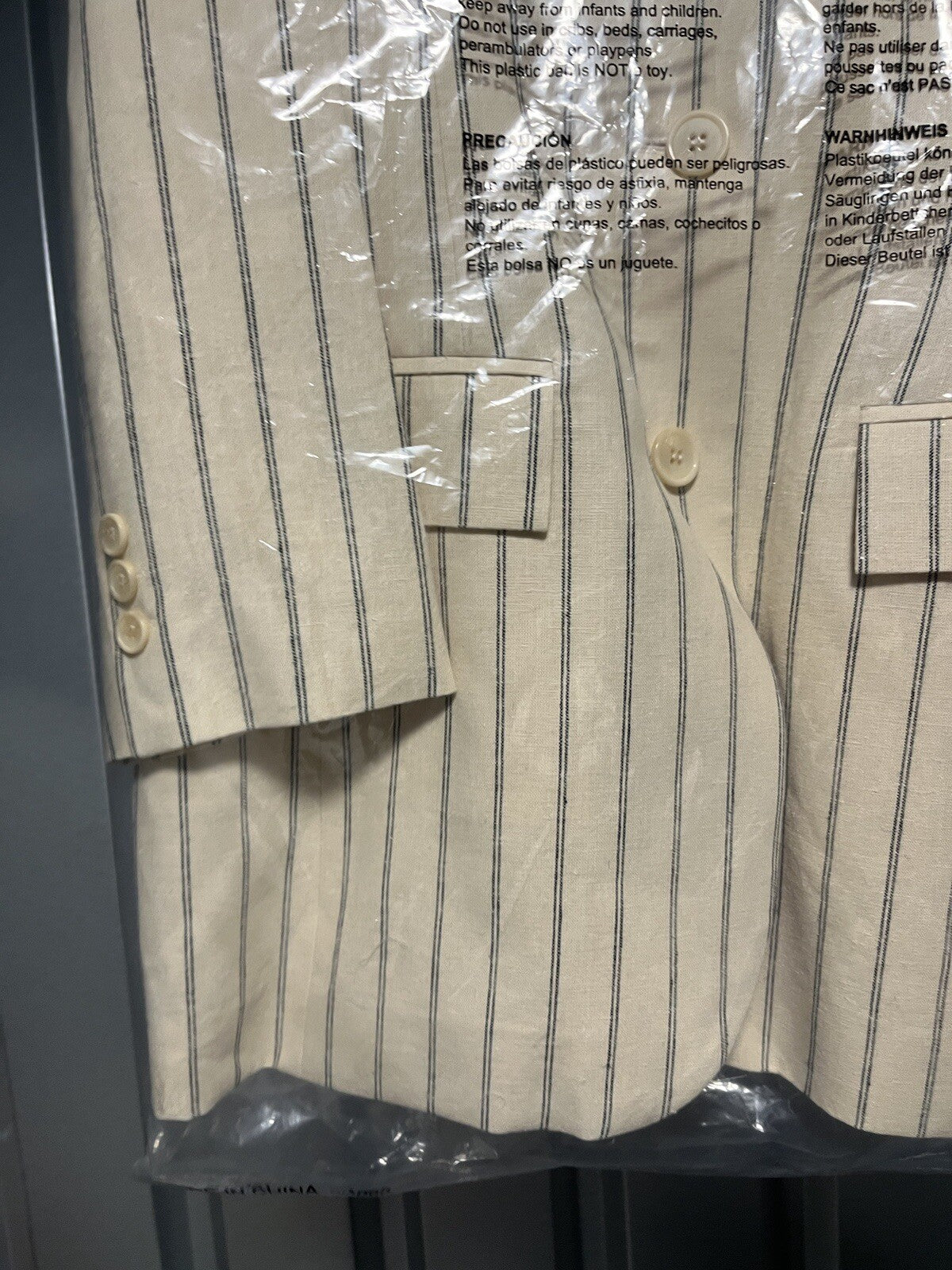 John Lewis Femme Stripe Blazer UK 40