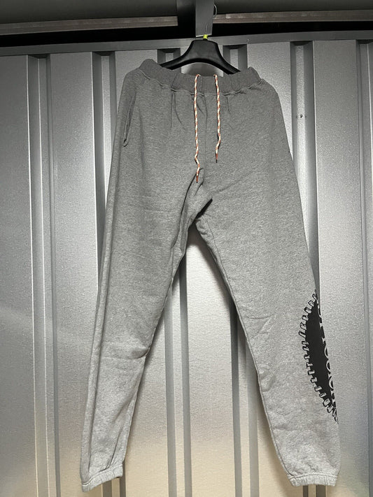 No Problemo Zip Logo Joggers Grey small oversized Brand New