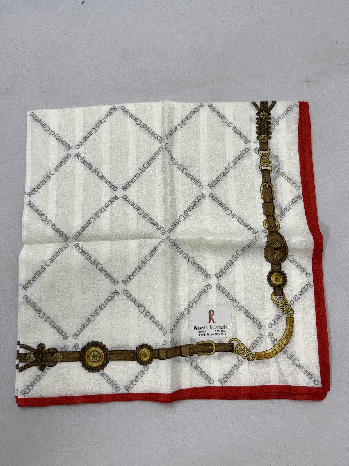 Vintage NEW! Roberta Di Camerino Silk handkerchief