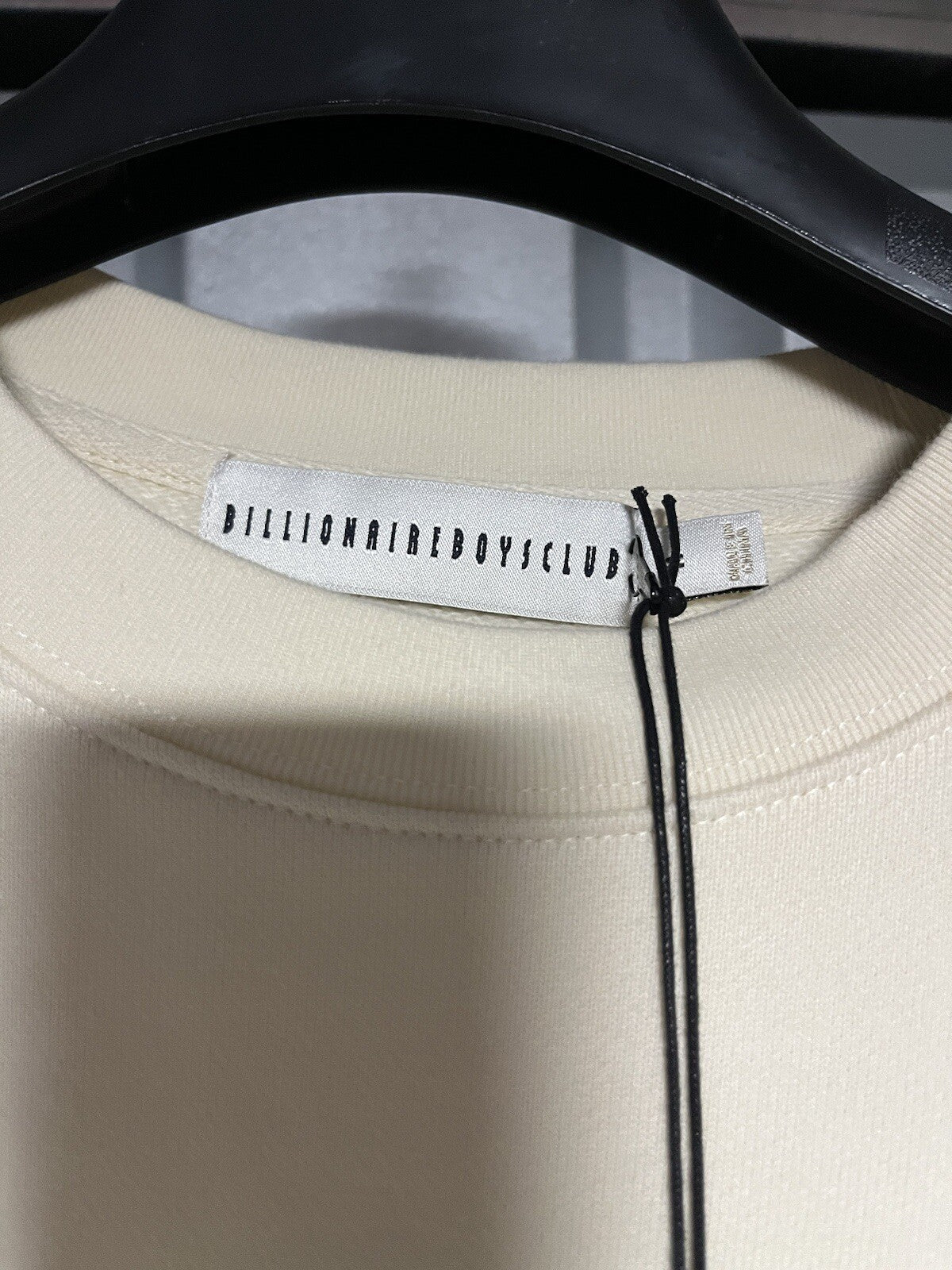 BILLIONAIRE BOYS CLUB MEDIUM ARCH LOGO CREWNECK MENS SWEATSHIRT BEIGE