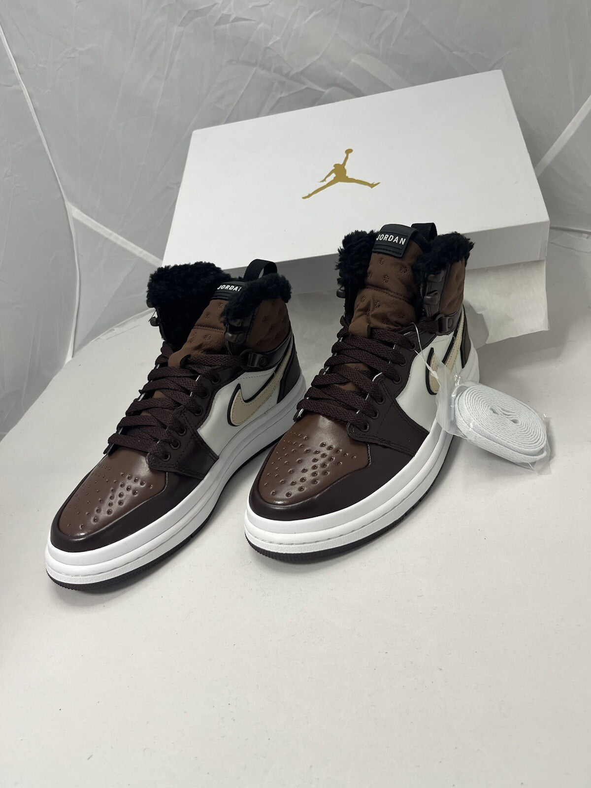 AIR JORDAN 1 ACCLIMATE Brown Basal OatmealSize UK 5