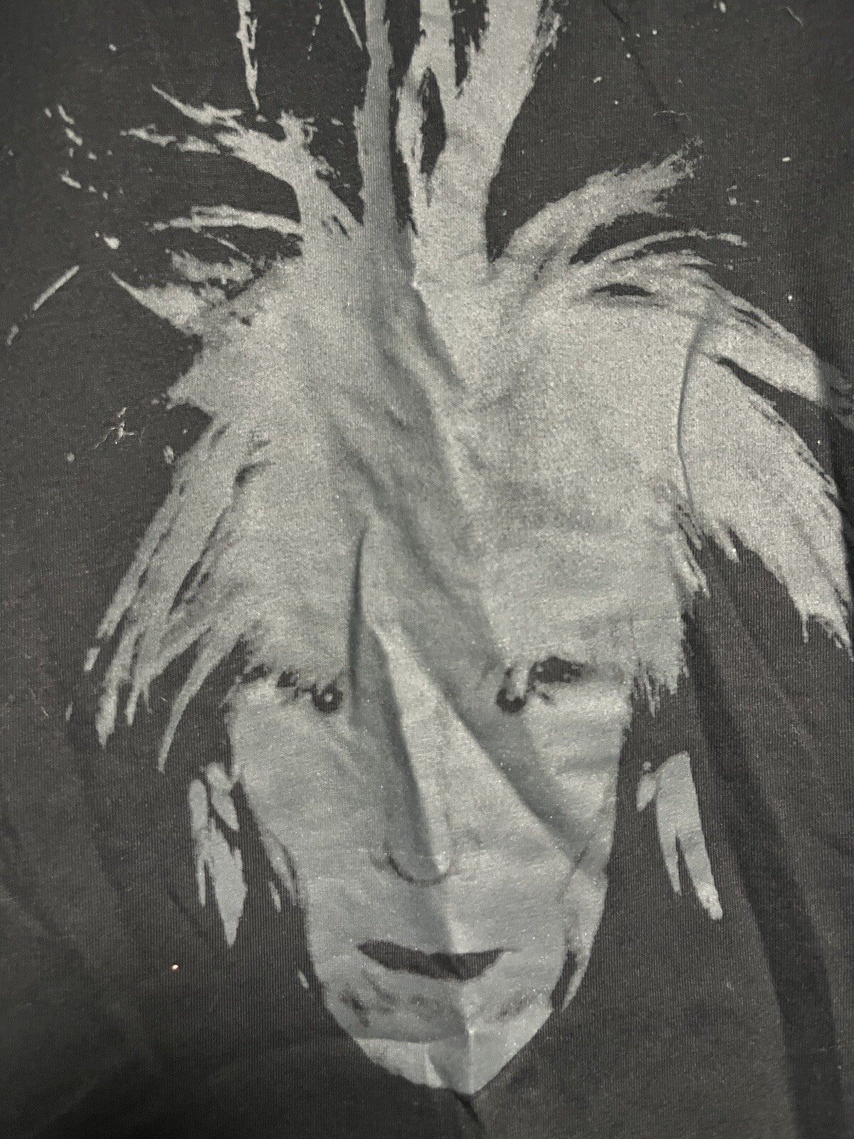 NWT UNIQLO UT KAWS + Andy Warhol Black Short Sleeve T-Shirt TEE