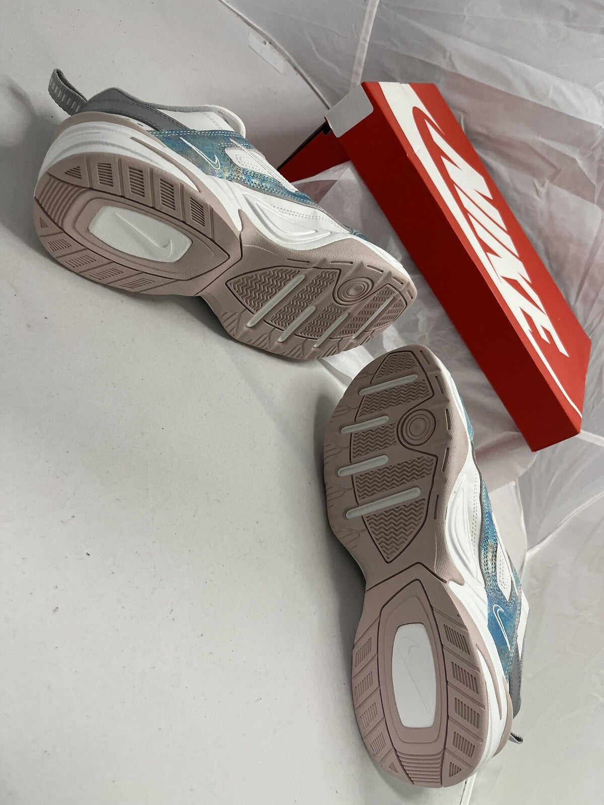 Nike M2K Tekno Summit White Womens Trainers UK Size 4 Brand New with box