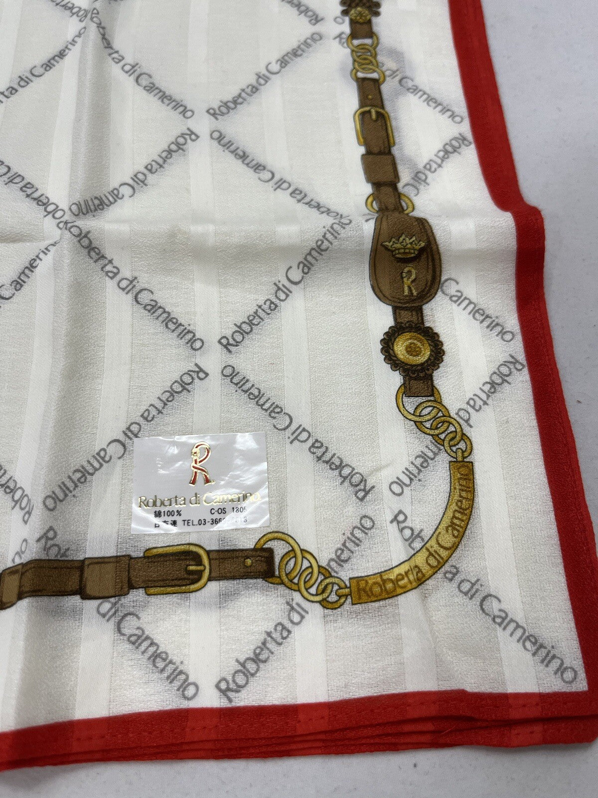 Vintage NEW! Roberta Di Camerino Silk handkerchief