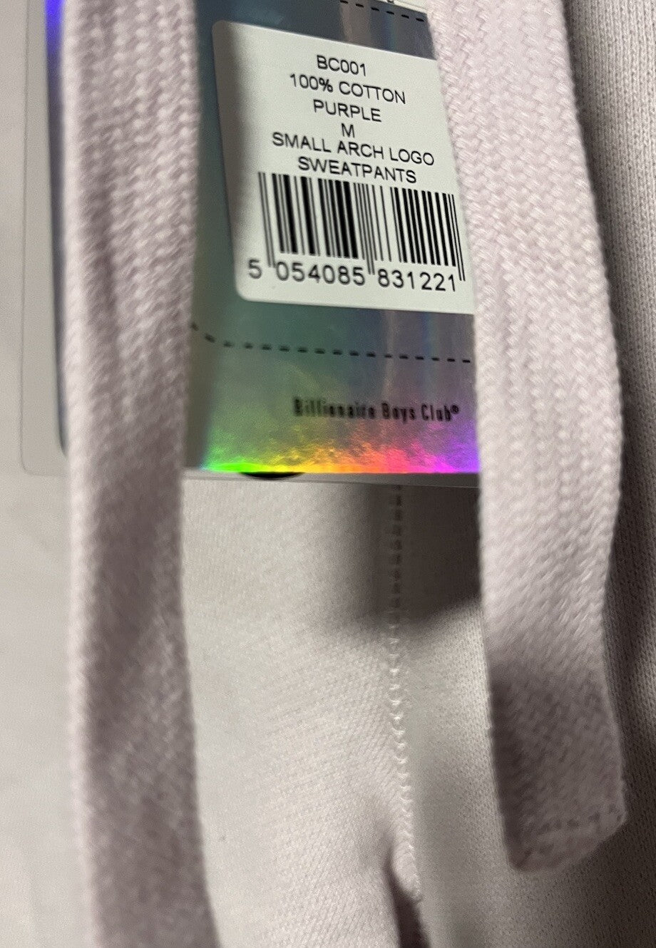 Billionaire Boys Club Medium M Sweatpants Purple