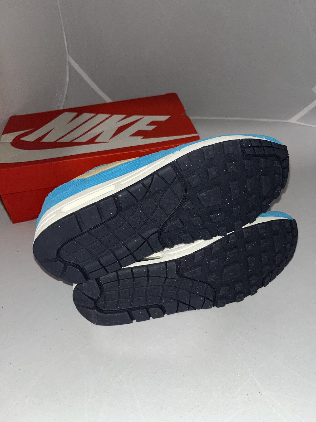 Nike Air Max 1 PRM - Corduroy Baltic Blue - FB8915-400 - Size 7 Uk - New W Box