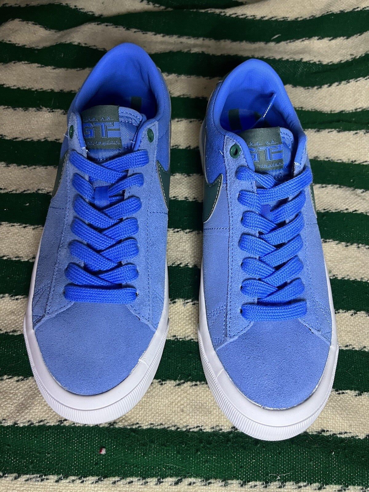 Nike SB Zoom Blazer Low Pro GT University Blue Athletic Shoes Size UK 6.5/US 7.5