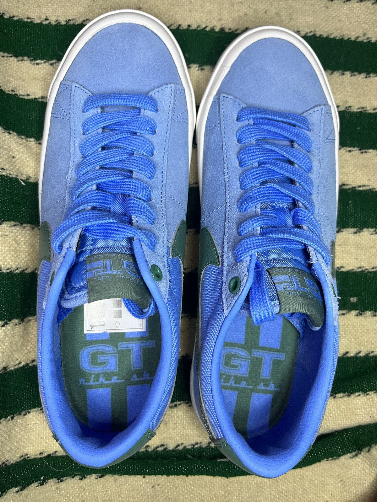 Nike SB Zoom Blazer Low Pro GT University Blue Athletic Shoes Size UK 6.5/US 7.5