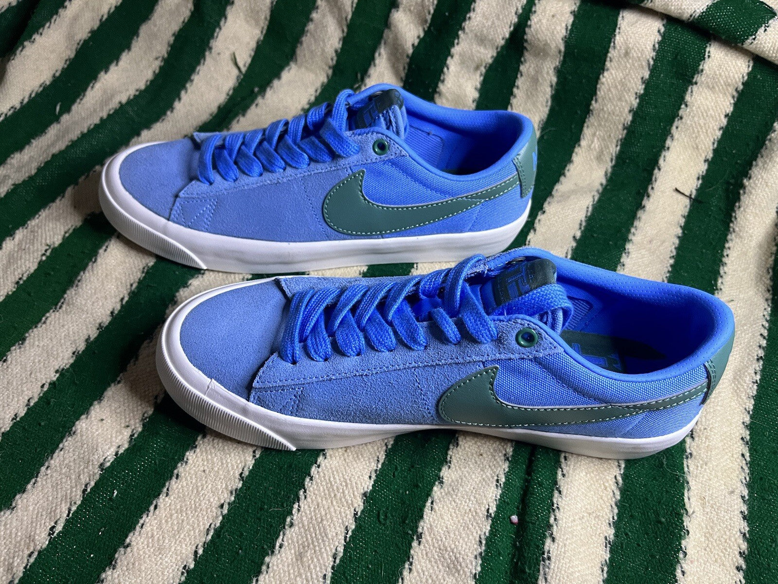 Nike SB Zoom Blazer Low Pro GT University Blue Athletic Shoes Size UK 6.5/US 7.5