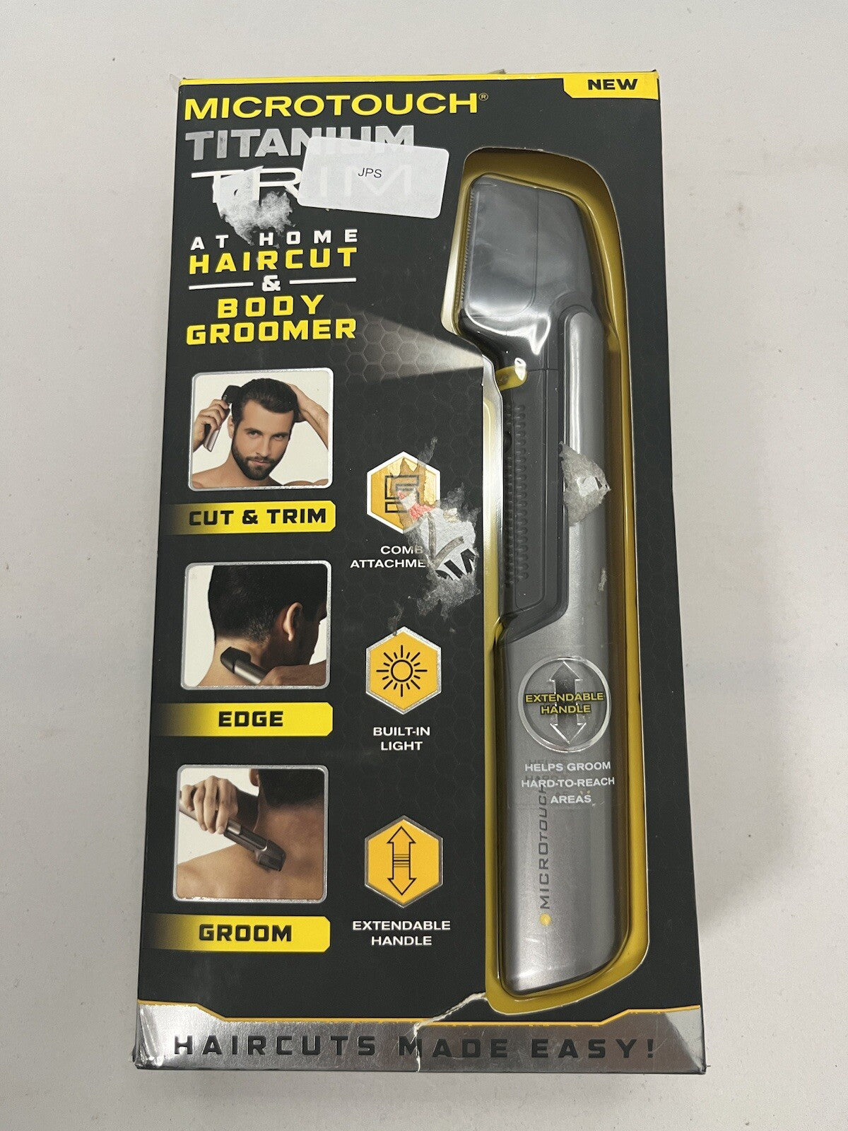 JML Microtouch Titanium Max Trims Hair with Micro Precision Nose Ears Neck - NEW