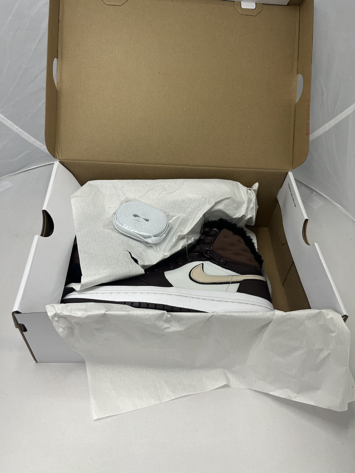 AIR JORDAN 1 ACCLIMATE Brown Basal OatmealSize UK 5