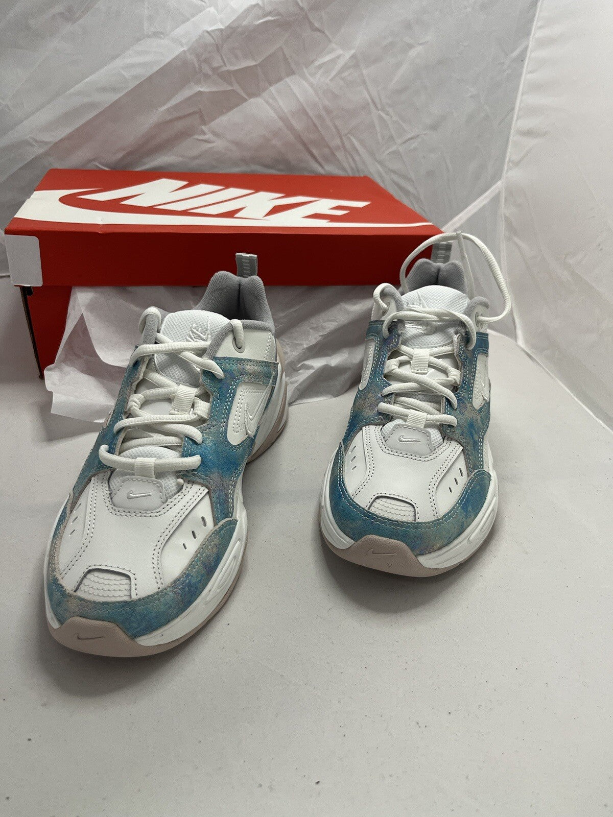 Nike M2K Tekno Summit White Womens Trainers UK Size 4 Brand New with box