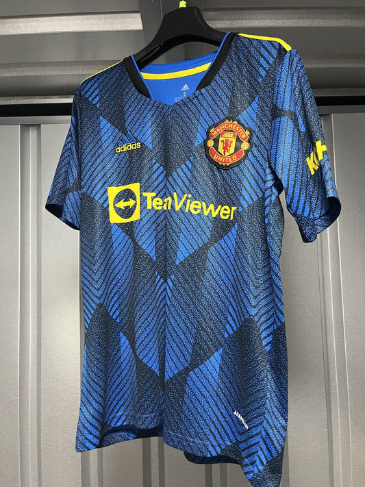 Manchester United Third Shirt 2021/22 Medium Ronaldo 7 Genuine Adidas GM4616
