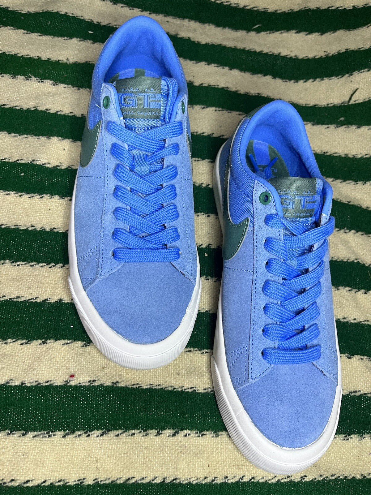Nike SB Zoom Blazer Low Pro GT University Blue Athletic Shoes Size UK 6.5/US 7.5