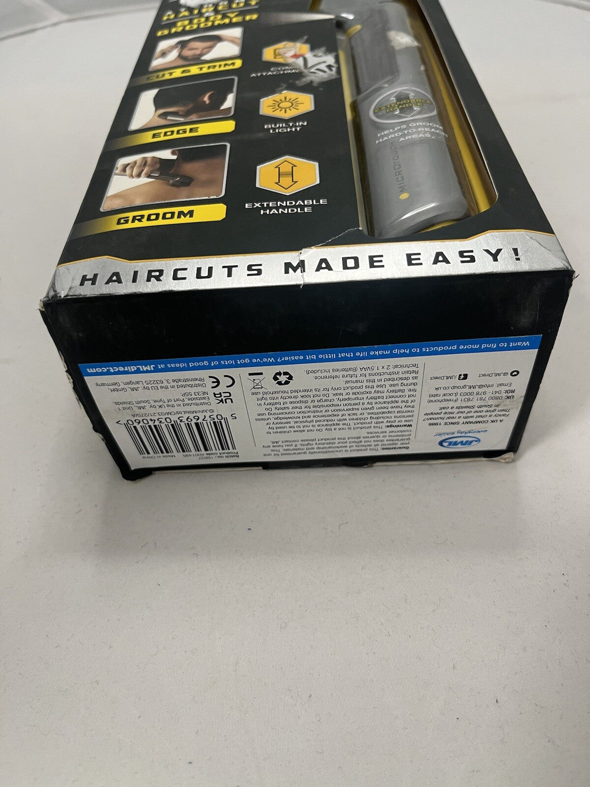 JML Microtouch Titanium Max Trims Hair with Micro Precision Nose Ears Neck - NEW