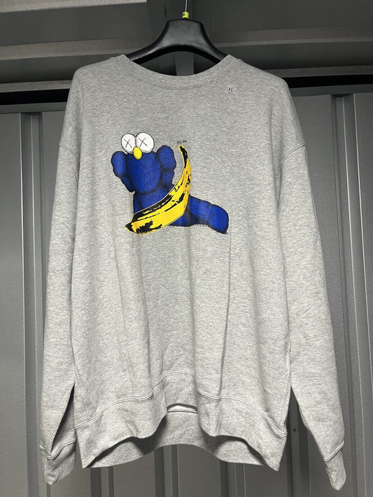 KAWS + WARHOL UNIQLO UT GRAPHIC SWEATSHIRT (XL/X-LARGE)