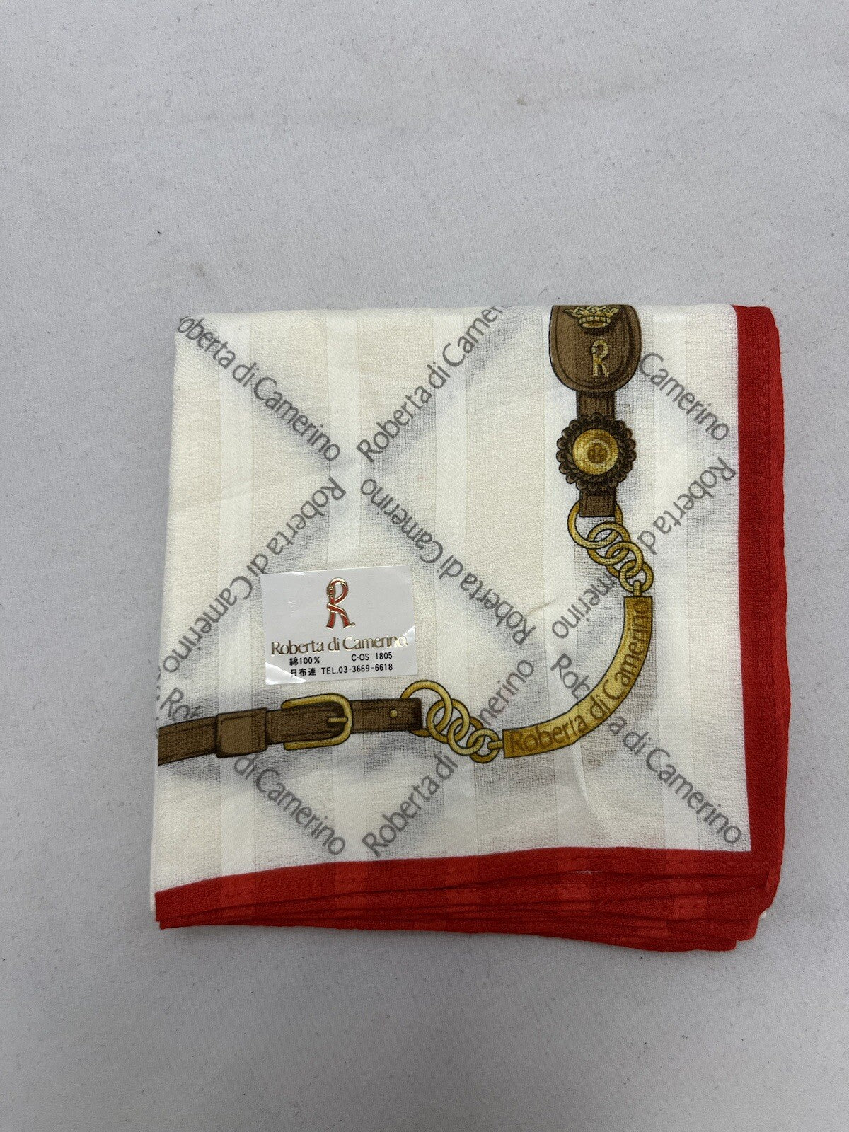 Vintage NEW! Roberta Di Camerino Silk handkerchief