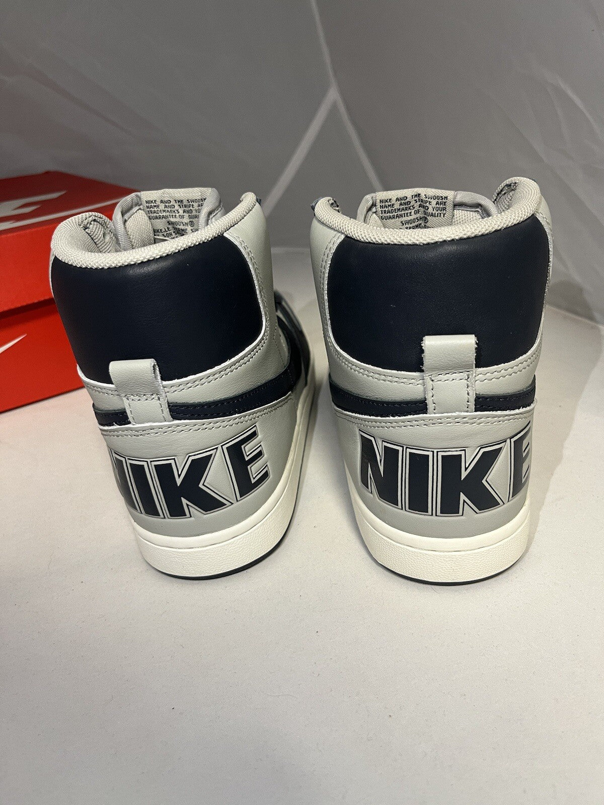 NIKE Terminator High Granite/Dark Obsidian-Sail Shoes uk 7 FB1832-001 Sneakers