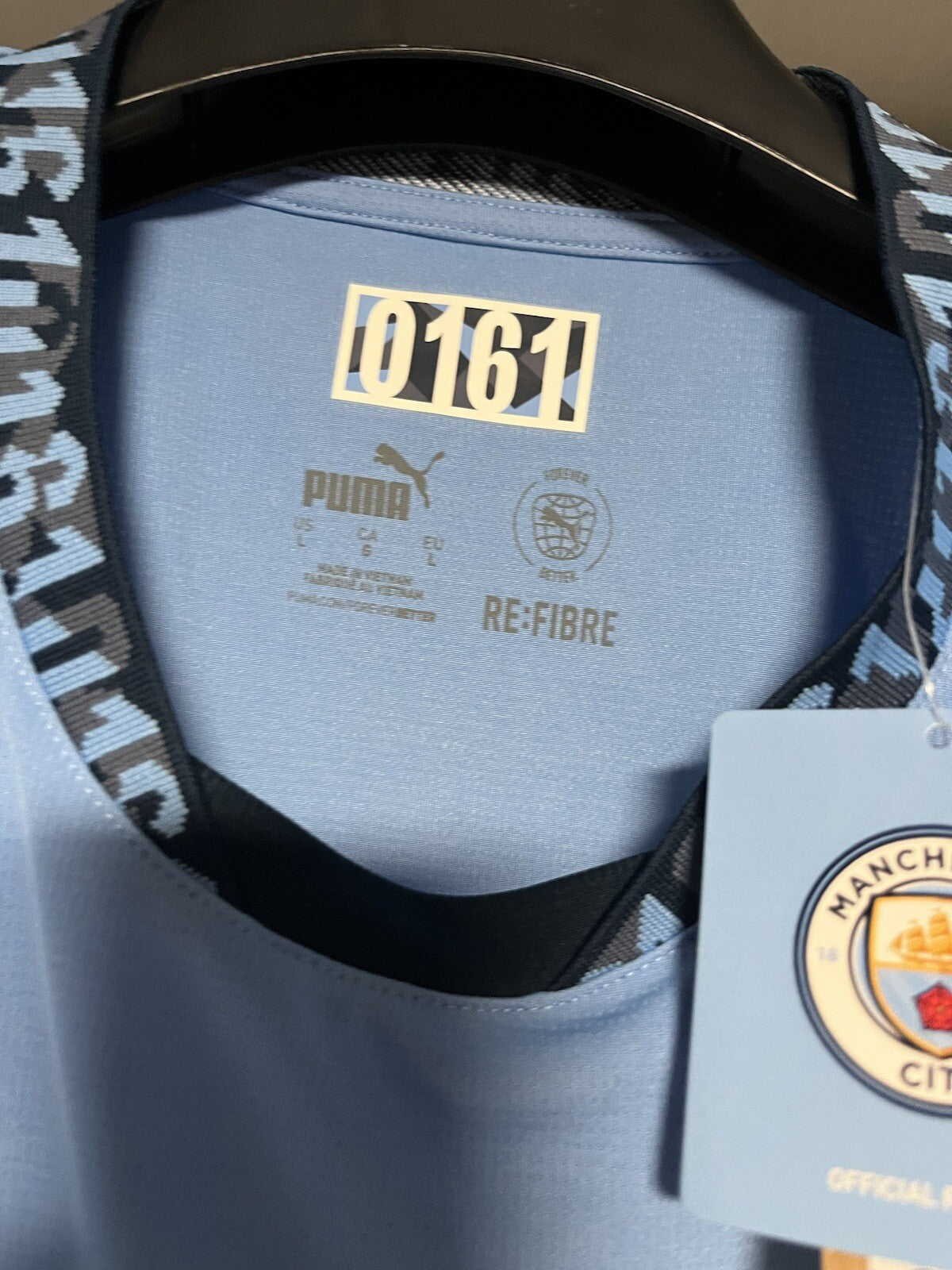 Manchester City Football Shirt Men's Puma Large