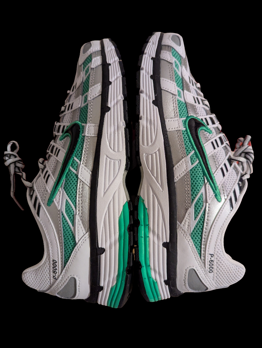 Nike P-6000 Green/Silver/Black Trainers