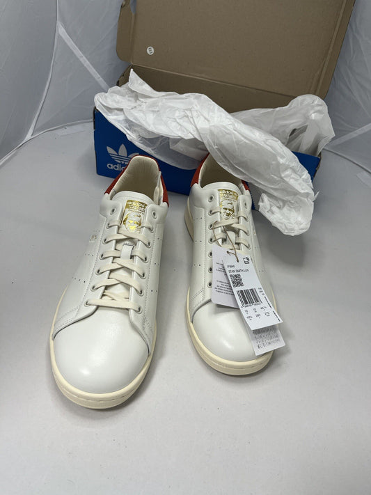 Size UK 10 Adidas Stan Smith Lux White Red Brand New In Box 📦