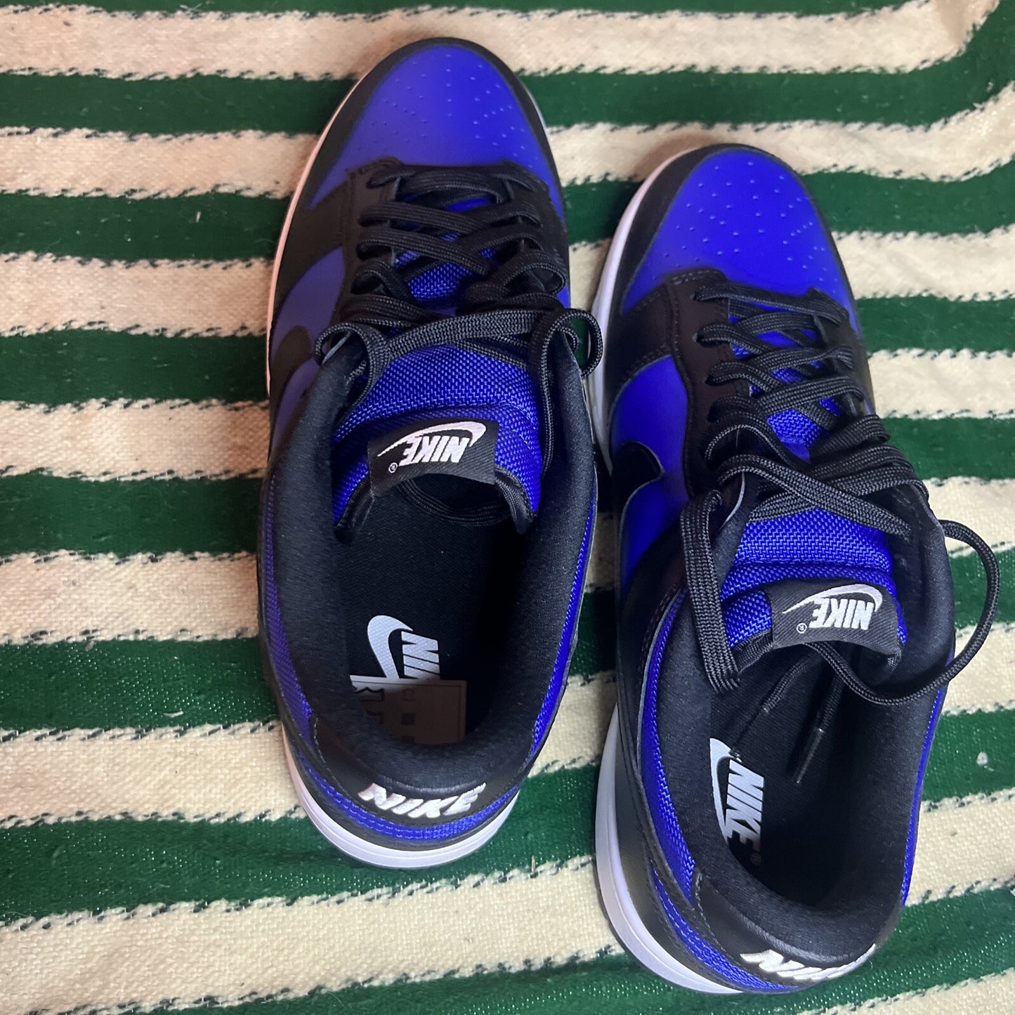 NEW Nike Dunk Low Trainers - UK11 EUR46 - HM9606 400 Astronomy Blue - BOXED
