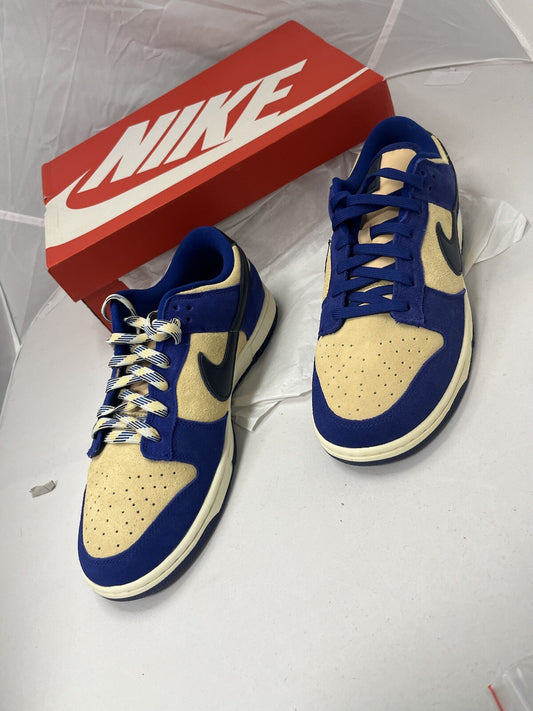 Nike Dunk Low LX ‘blue Suede’ Sneakers - DV7411-400 - Size UK 9.5