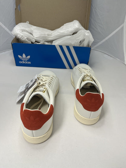 Size UK 10 Adidas Stan Smith Lux White Red Brand New In Box 📦