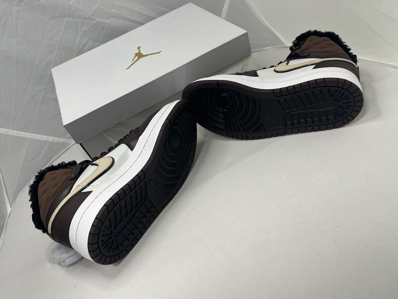 AIR JORDAN 1 ACCLIMATE Brown Basal OatmealSize UK 5