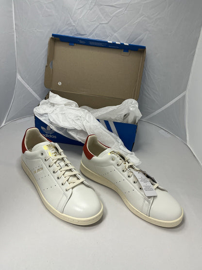 Size UK 10 Adidas Stan Smith Lux White Red Brand New In Box 📦