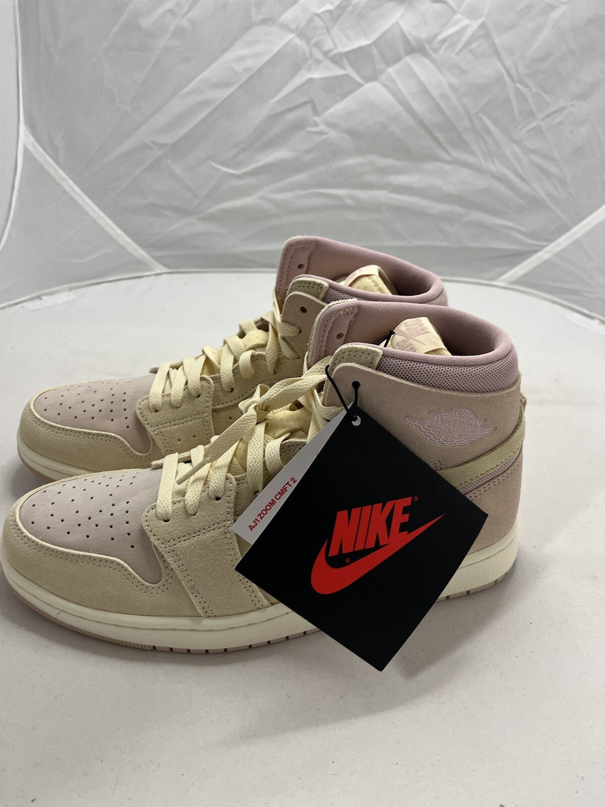 Nike Air Jordan 1 High Zoom CMFT 2 Muslin Plum Chalk UK 8.5 /EUR 43 DV1305-100