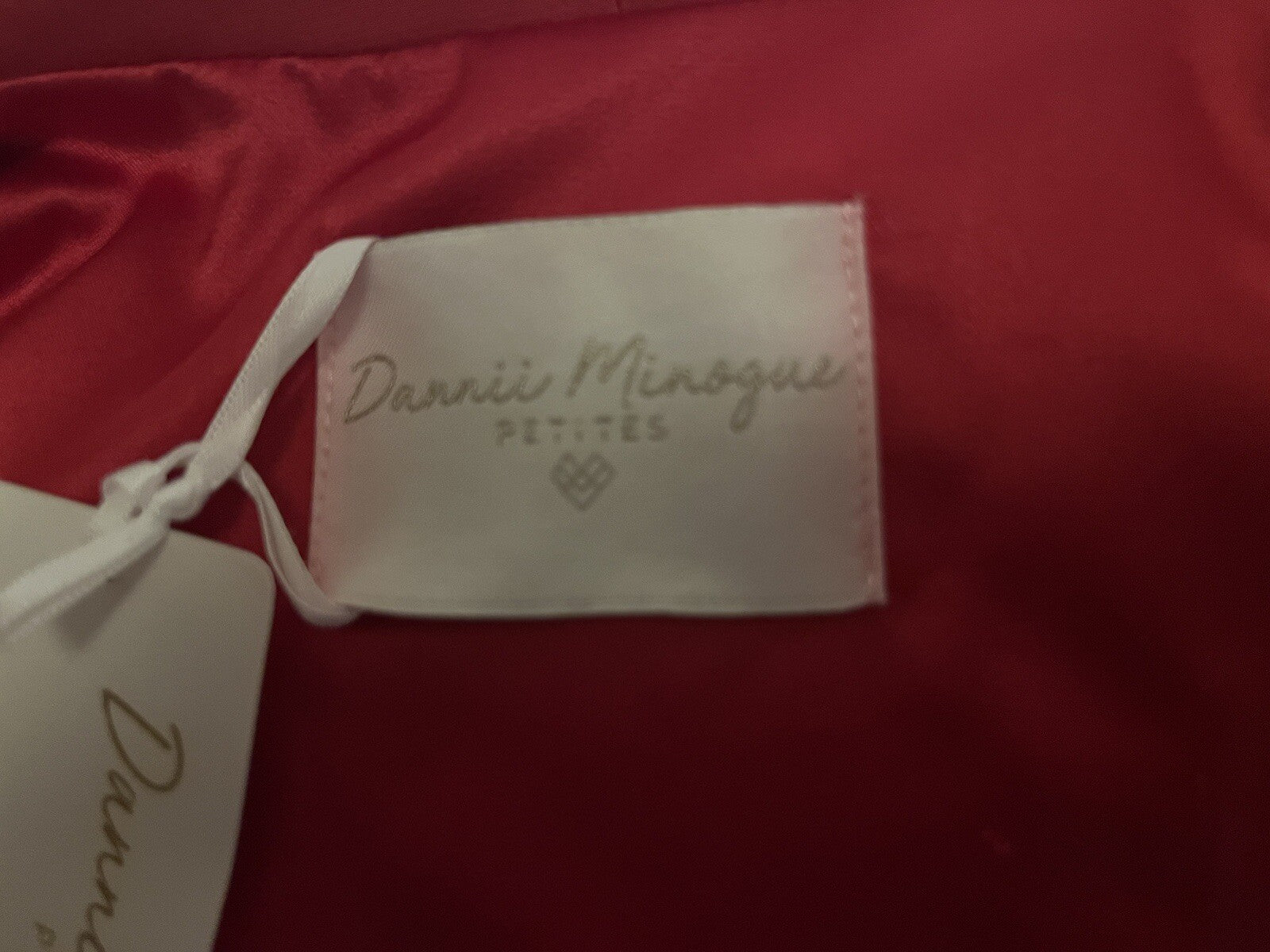 Dannii Minogue Petites Sleeveless Blazer Red Size 10 Petite 
