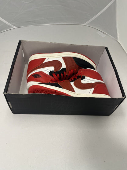 Nike Air Jordan 1 Mid Red black and white Size UK 5