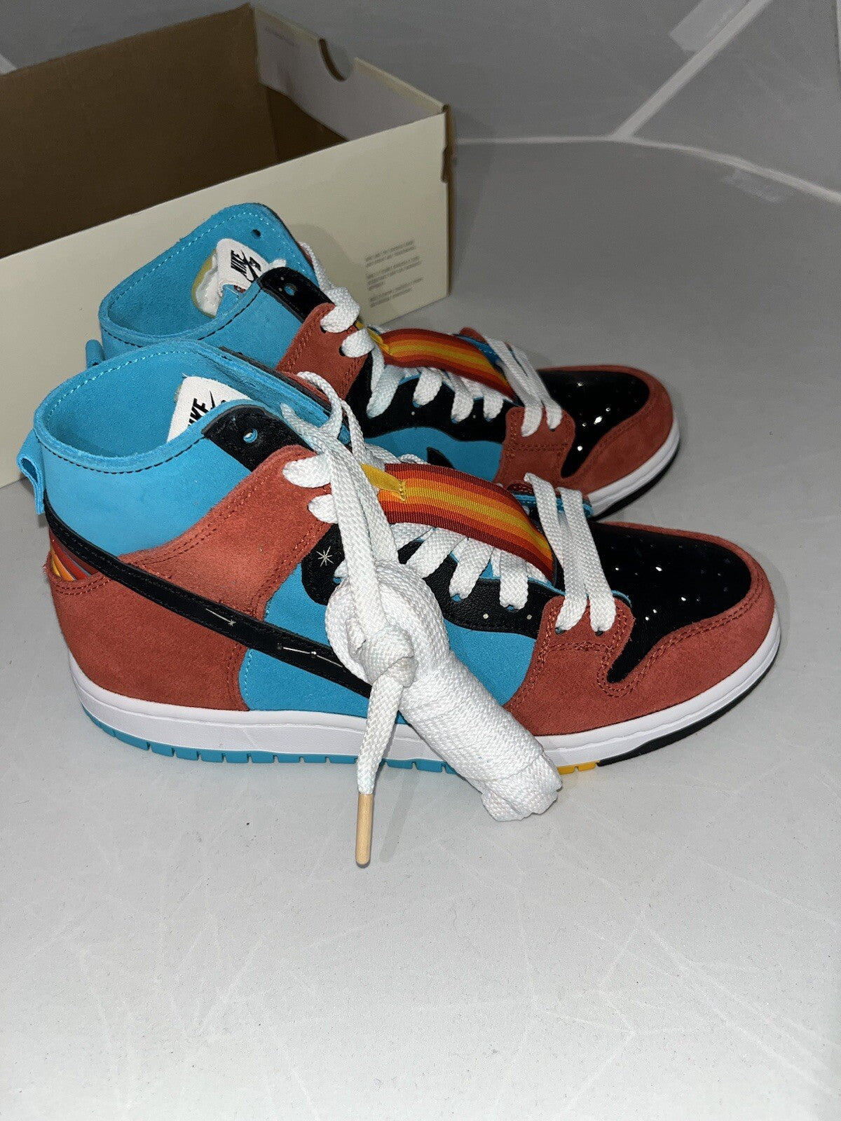 Nike SB Dunk Hi Decon QS DI’ORR GREENWOOD Skate Boarding Size 6.5 UK