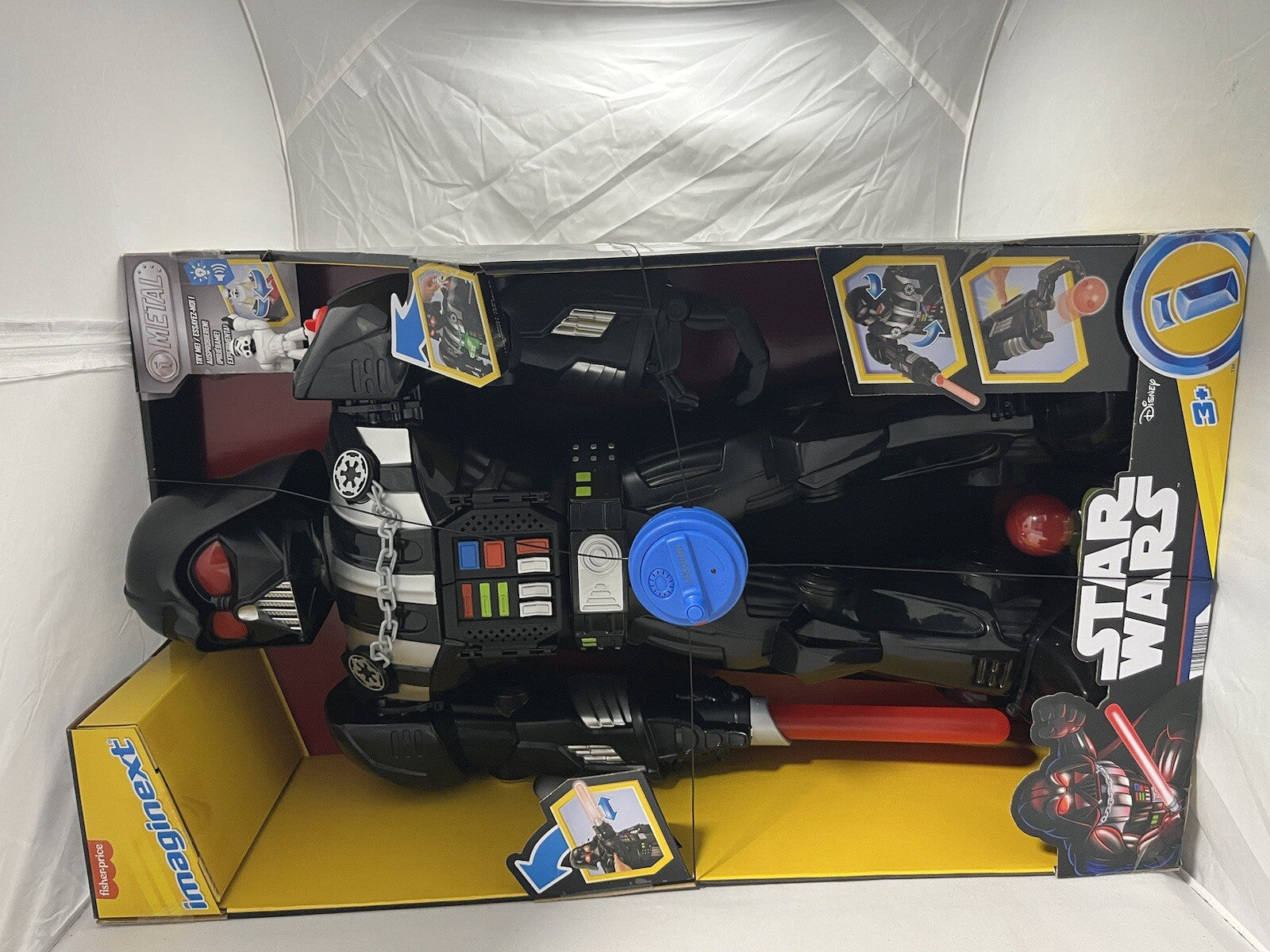 Fisher-Price Imaginext Star Wars Darth Vader Bot Playset with Light & Sound