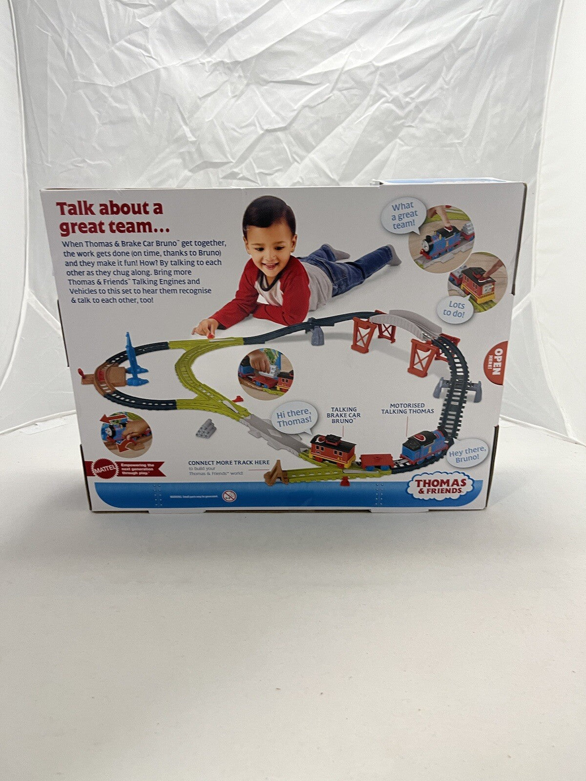 Thomas and Friends talking thomas & break car bruno train set 3 +
