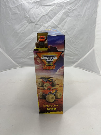 Monster Jam Mini Jams El Toro Loco Venom Velocity Scorpion Playset 3+ 